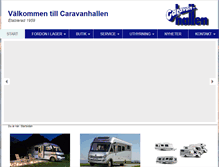 Tablet Screenshot of caravanhallen.se